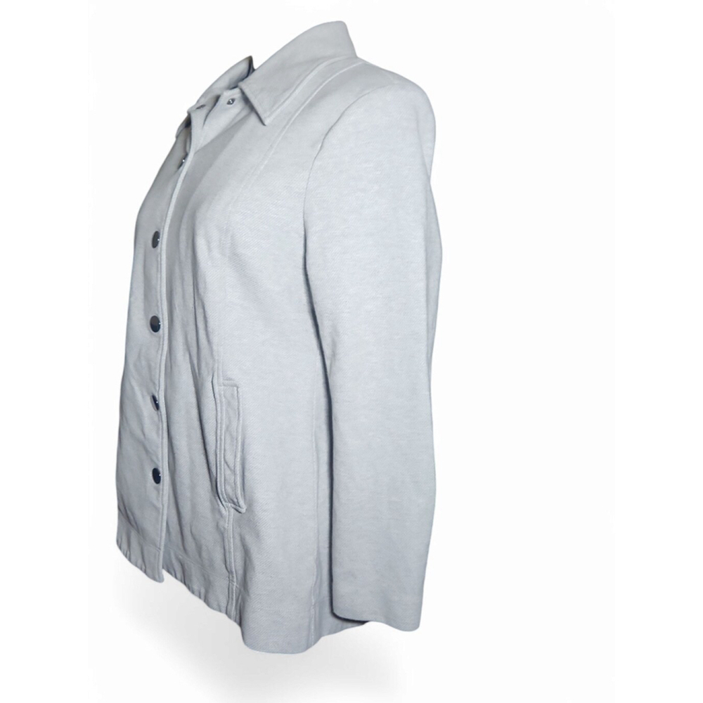 Cabi Gray Button Down Jacket Size Medium - image 2